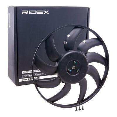 508R0074-مروحة ريديتر مع موتور اودي مفردة  A4 من 07> + A5 +A6 + A7 + Q5
