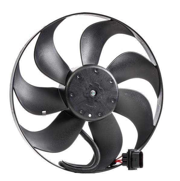 508R0106-مروحة ريديتر مع موتور  مفردة سكودا اوكتافيا 96>010 + فيبيا 99>014 + ابيزا 02> + جولف جيتا 99> + بولو 95> 