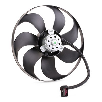 SKRF-0300106-مروحة ريديتر مع موتور  مفردة سكودا اوكتافيا 96>010 + فيبيا 99>014 + ابيزا 02> + جولف جيتا 99> + بولو 95> 